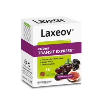 LaxeovCubos é um suplemento alimentar indicado para melhoria do conforto intestinal.