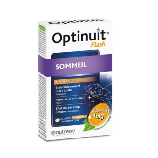 Optinuit Flash é um suplemento indicado para quem tem problemas para adormecer ou que é sensíve