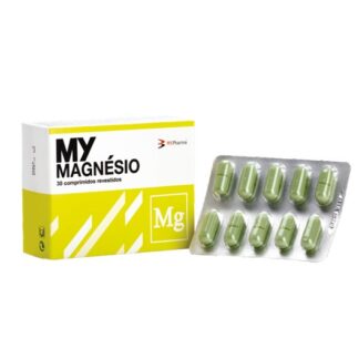 Mymagnésio 30 Comprimidos suplemento alimentar contendo magnésio, vitamina C e vitaminas do complexo B