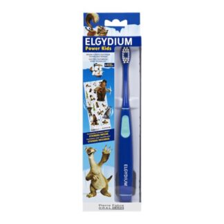 ELGYDIUM Power Kids é uma escova de dentes elétrica desenhada para uma escovagem divertida e eficaz.