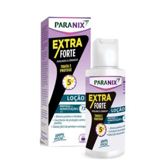 Paranix Extra Forte Loção Tratamento 100ml, loção que elimina piolhos e lêndeas.