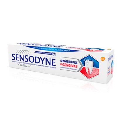 Sensodyne Sensibilidade & Gengivas está clinicamente comprovada no alívio da sensibilidade dentária e na melhoria da saúde das gengivas. A sua fórmula apresenta uma dupla ação.