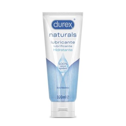 Durex Naturals Hidratante Gel Lubrificante 100ml lubrificante que alivia a secura vaginal e proporciona hidratação de longa duração