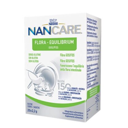 Nestlé Nancare Flora Equilibrium 20 Saquetas suplemento alimentar para lactentes a partir dos 12 meses