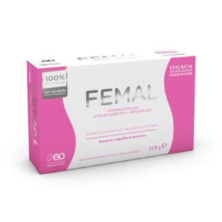 femal é um suplemento alimentar contendo Extratos Citoplásmicos de Pólen Purificados e Vitamina E