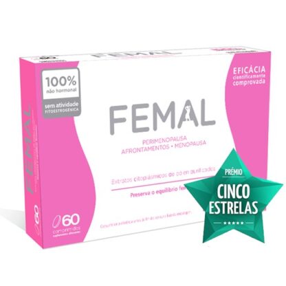 femal é um suplemento alimentar contendo Extratos Citoplásmicos de Pólen Purificados e Vitamina E