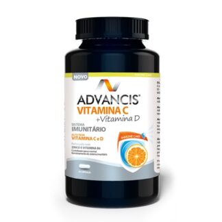 Advancis Vitamina C + Vitamina D é um suplemento alimentar rico em vitaminas C, D e B6, juntamente com o seu alto teor em zinco, que contribuem para o normal funcionamento do sistema imunitário vitamina C e D.
