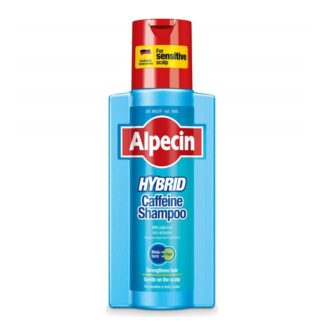 Alpecin Hybrid Champô Cafeína 250ml, champô de cafeína indicado em couros cabeludos sensíveis e/ou com prurido, prevenindo a queda precoce.