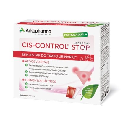 Cis Control® Stop é um suplemento alimentar à base de Cranberry, Urze, D-Manose e Fermentos Lácteos.