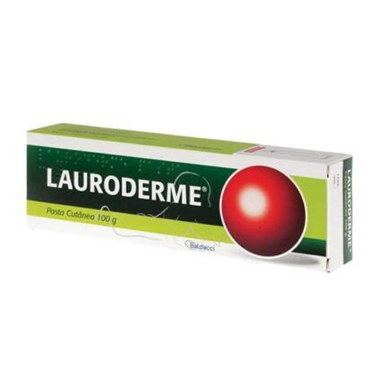 Lauroderme Pasta 100gr, medicamento indicado na desinfeção e higiene da pele e mucosas, feridas superficiais e dermatite da fralda (assaduras).
