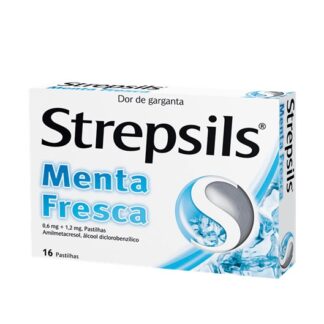Strepsils Menta Fresca 16 Pastilhas, utilize as pastilhas Strepsils quando a sua garganta estiver seca, irritada ou dolorosa