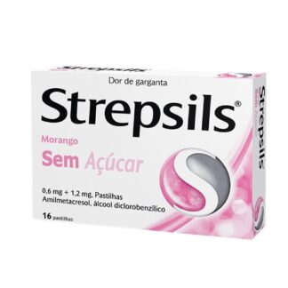 Strepsils Morango sem Açúcar 16 Pastilhas, utilize as pastilhas Strepsils quando a sua garganta estiver seca, irritada ou dolorosa.