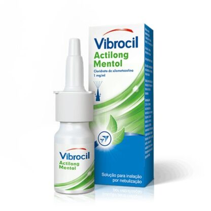 Único na gama Vibrocil formulado com mentol, proporciona uma sensação imediata de frescura.
