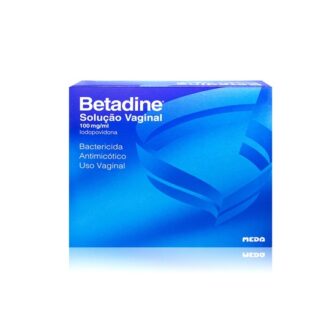 Betadina Solução Ginecológica é uma solução aquosa para irrigações vaginais, não irritante, com 10% de iodopovidona.