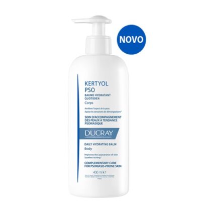 Ducray Kertyol P.S.O. Bálsamo Hidratante 400ml, cuidado complementar para a pele com tendência a psoríase