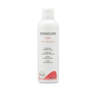 Rosacure Gentle Cleansing Gel 200ml, gel-espuma para a higiene diária da pele com rosácea na sua fase eritemato-telangiectásica (couperose) e pápulo-pustulosa.
