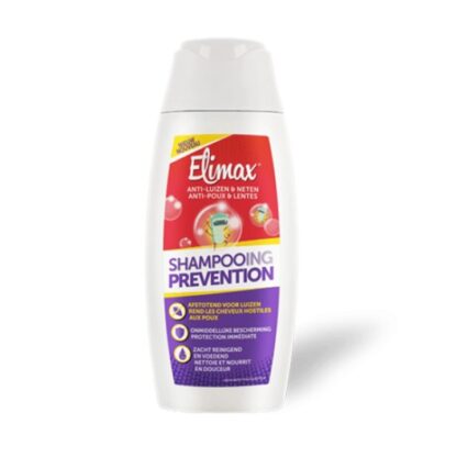 Elimax Champô Preventivo Piolhos 200ml, champô preventivo contra piolhos, hidratando e nutrindo suavemente o cabelo.