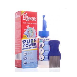 Elimax Pure Power Loção Piolho/Lêndeas 100ml, loção não oleosa para eliminar e proteger contra piolhos e lêndeas. Pode ser aplicado em pele sensível.