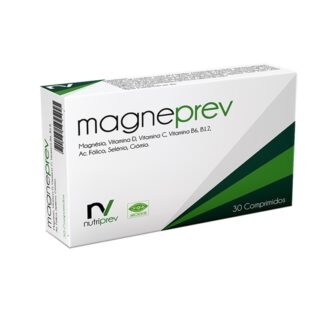 O Magneprev é um complexo de vitaminas e minerais, que incluem Magnésio, Zinco, Manganês, Cobre, Selénio, Crómio, Vitaminas B5