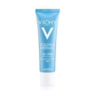 Vichy Aqualia Gel Creme Reidratante Tubo 30 ml, gel creme é a recarga de reidratação para a pele desidratada