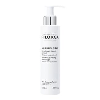 Filorga Age Purify Gel de Limpeza é um gel de dupla correção, que limpa, remove a maquilhagem e purfica a pele.