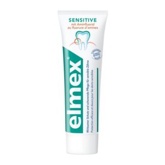 Elmex Sensitive Pasta 75ml para alívio imediato e proteção prolongada da sensibilidade dent