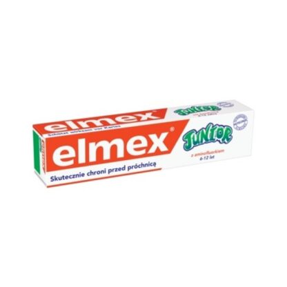 Elmex Júnior Pasta Dentes 75ml, pasta de dentes, indicada para a higiene oral de crianças entre os 6 e os 12 anos de idade.