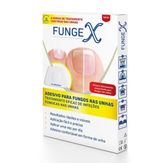 FungeX Adesivo Para Fungos nas Unhas 14 Un, é um dispositivo médico revolucionário que proporciona um tratamento eficaz e intensivo