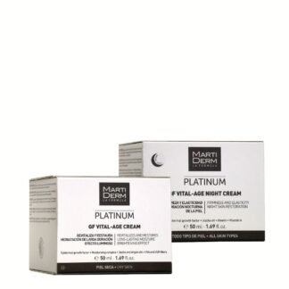 Martiderm Platinum GF Vital-Age Creme + Night Cream + Ofertas Platium Renew 10 Ampolas