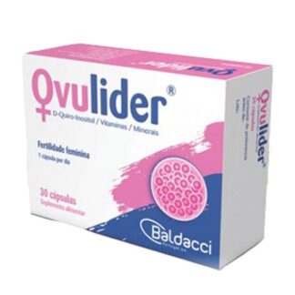 Ovulider é um suplemento alimentar com D-Quiro-inositol, vitamina D3, ácido fólico, crómio,