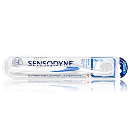 Sensodyne Gentle possui cerdas cerdas suaves, especialmente concebidas para uma limpeza suave da superfície dos dentes e linha das gengivas.