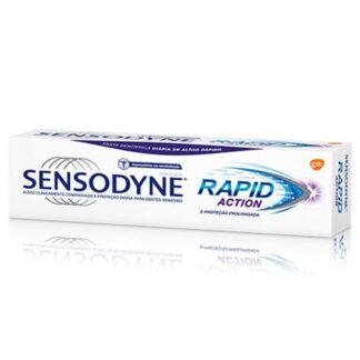 Sensodyne Rapid Action está clinicamente comprovada para proporcionar um alívio rápido da dor da sensibilidade dentária.