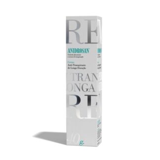 Anidrosan Creme Antitranspirante 40ml, creme antitranspirante de longa duração para peles sensíveis.