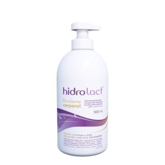 O emoliente corporal Hidrolact é o cuidado ideal para a pele seca, sensível, descamativa e com tendência à atopia.