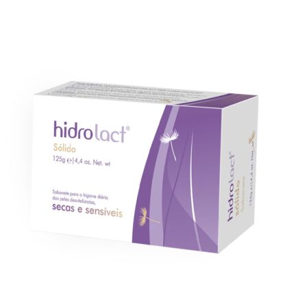 O sabonete Hidrolact foi pensado para a higiene diária da pele seca, desvitalizada e sensível