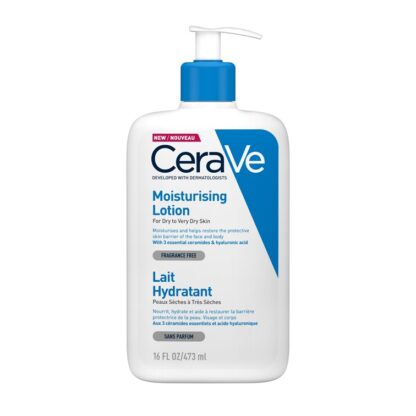 CeraVe Moisturizing Loção Hidratante 473ML loção Hidratante para rosto e corpo, hidrata e protege a pele.