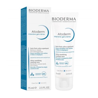 Bioderma Atoderm Intensive Gel-Creme 75ml, cuidado nutritivo calmante, ultra leve e fresco