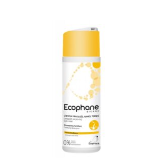 Ecophane Champô Fortificante 100ml, devolve a força e o brilho aos cabelos fragilizados, estragados e baços.