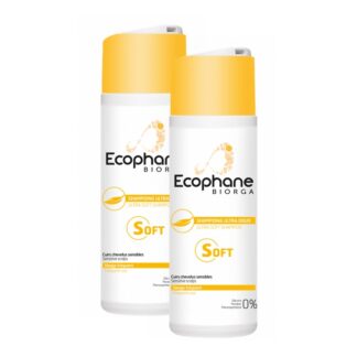 Ecophane Champô Ultra Suave 500ml, adaptado a todos os tipos de cabelos, incluindo nas pessoas com o couro cabeludo sensível