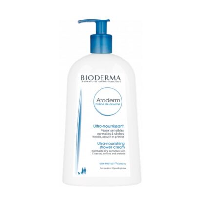 Bioderma Atoderm Creme De Duche 500ml, , restaura biológicamente a função barreira da pele, aumentando os seus níveis de hidratação graças à presença de um complexo patenteado, S