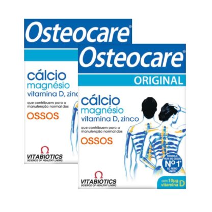 Osteocare Original 2x30 Comprimidos, com a finalidade de manter a estrutura óssea saudável.