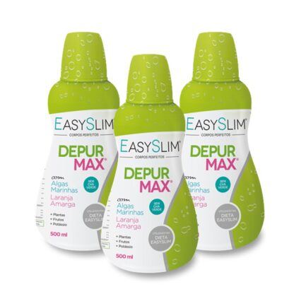 Easyslim Depur Max é um suplemento alimentar cuja composição promove a eliminação da retenção de líquidos,