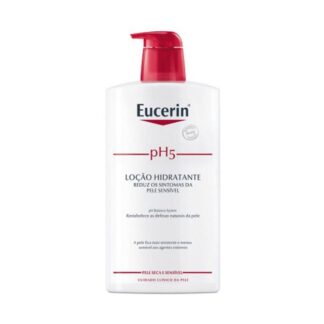 Eucerin pH5 Loção Hidratante 1000ml, a pele seca e sensível é facilmente irritada por agressões externas,