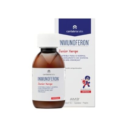 Inmunoferon Júnior Xarope 150ml, suplemento alimentar com uma fórmula exclusiva para crianças à base da tecnologia