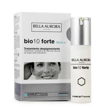 Bela Aurora Bio10 Forte Mark-S 30ml, tratamento despigmentante intensivo para manchas de origem pós-inflamatória