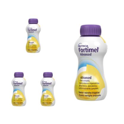 Fortimel Advanced Baunilha 4x200ml, suplemento nutricional oral hipercalórico e hiperproteico,