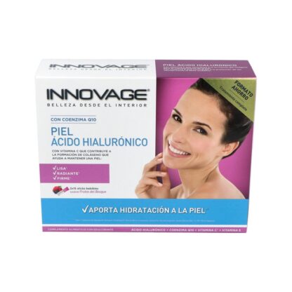 INNOVAGE Acido Hialuronico duplo 2x15 Sticks, ajuda a manter uma pele hidratada e elástica graças à vitamina C,