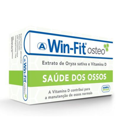 Win-Fit Osteo 30 Comprimidos é um suplemento à base de fitato (obtido do arroz integral - extrato de Oryza sativa)