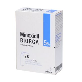 O Minoxidil Biorga Pack 3x60ml, agora disponível na Pharmascalabis, sua farmácia online de eleição em Portugal