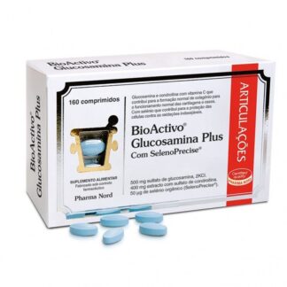 BioActivo Glucosamina Plus 160 comprimidos e suplemento Alimentar com glucosamina e condroitina com vitamina C
